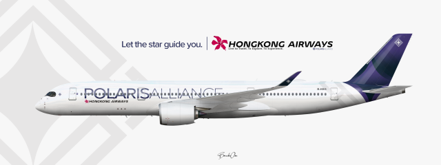 Hongkong Airways | Airbus A350-900 | B-HXG