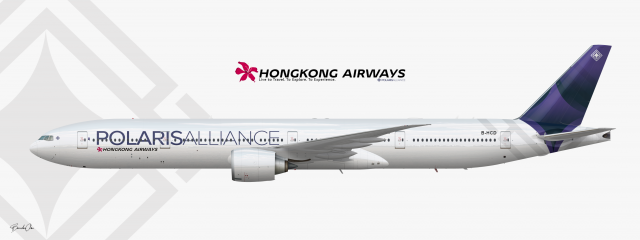 Hongkong Airways | Boeing 777-300ER | B-HCD