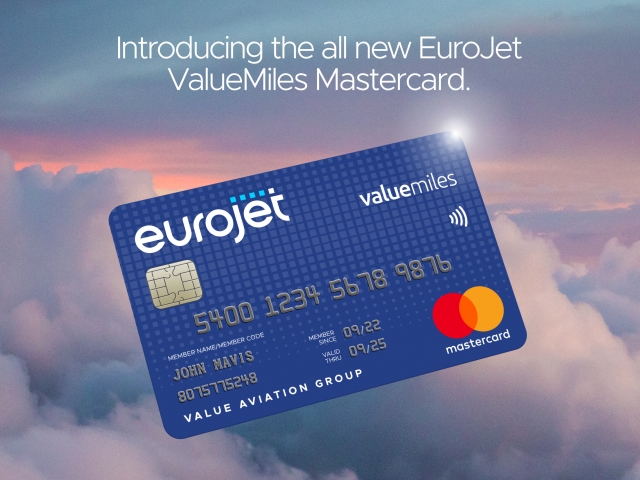 Introducing the all new EuroJet ValueMiles Mastercard.