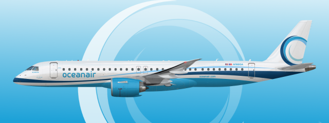 Ocean Air | Embraer E195-E2