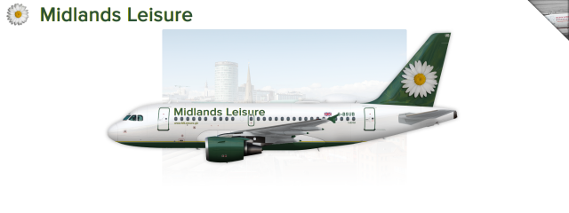 Midlands Leisure Airbus A318
