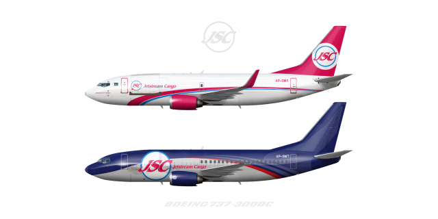 Jetstream Cargo Boeing 737 300QC Poster
