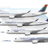 Amahle Airways Airbus A350 900ULR Poster