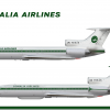 Somalia Airlines Tupolev Tu 154 Poster