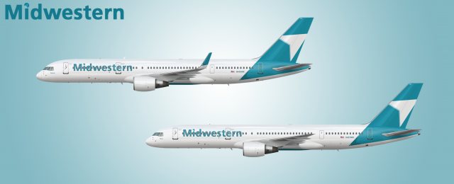 Midwestern Boeing 757-200 Combined