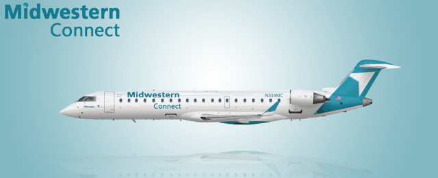 Midwestern Bombardier CRJ-700 (Milwaukee)