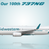 Midwestern Boeing 737-800 N734MW (Our 100th 737NG)