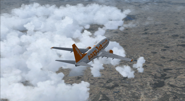 EasyJet Boeing 737-700, enroute to Edinburgh