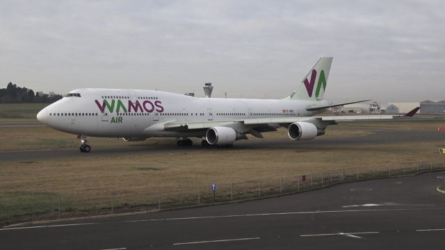 Womas Air 747-400 EC-MDS BHX Womas Air 747-400 EC-MDS BHX