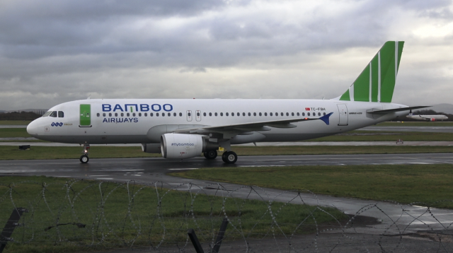 Freebrid Airlines - Bamboo Airways Livery - A320 -TC-FBH - Manchester