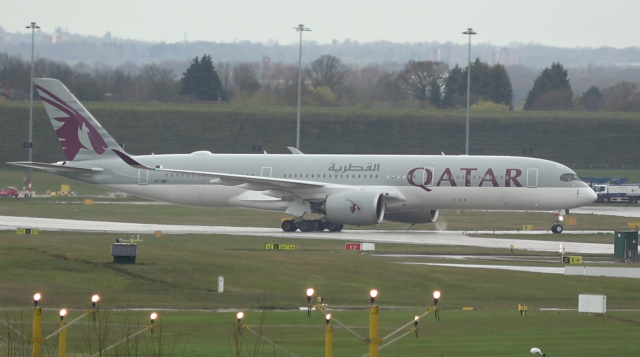 Qatar Airways - A350 - A7-AMF - BHX - 1 Qatar Airways - A350 - A7-AMF - BHX - 1