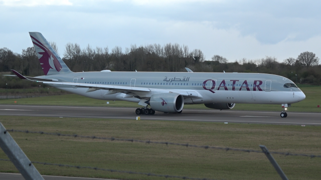 Qatar Airways - A350 - A7-AMF - BHX - 3 Qatar Airways - A350 - A7-AMF - BHX - 3