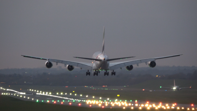 Emirates - A380 - A6-EOX - Birmingham Airport