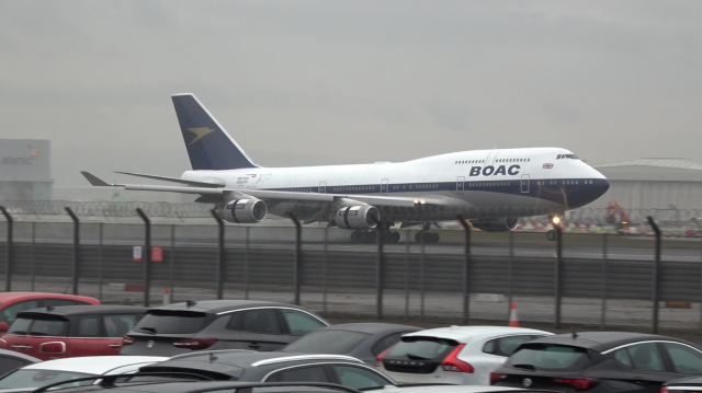 BA Retro - BOAC - 747-400 - G-BYGC - LHR