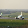 Aer Lingus A320 & KLM 737 - Runway 33 Line UP - Birmingham Airport