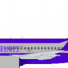 Ultraviolet 737 Metal Livery