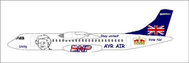 AYR AIR Scottish Independence Vote Livery #2