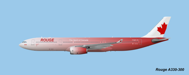 Airbus A330-300 - Late 1990s Transition Livery