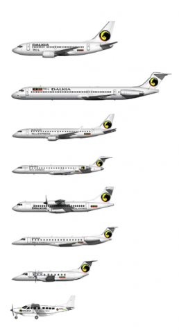 Dalkia Airlines  Regional fleet