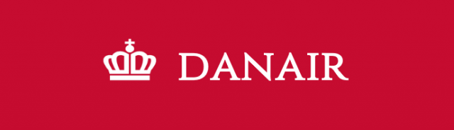 Danair logo (c60c30, a50b2a)