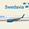 Swedavia Boeing 737-800 Livery 1996-2015 "Ingrid Bergman"