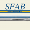 Svensk Flygfart AB McDonnell Douglas MD-81 Livery 1982-1996 "Gustav II Adolf"