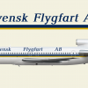 Svensk Flygfart AB Boeing 727-200 Livery 1961-1982 "Karl XII"