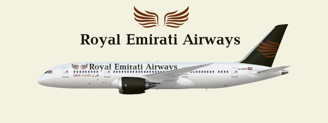 Royal Emirati Airways Boeing 787-8