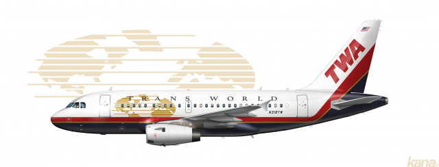 TWA - Airbus A318-100