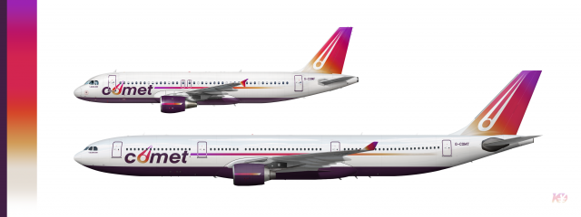 Comet Airways - Airbus A320-200 & A330-300