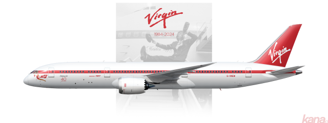 Virgin Atlantic - Boeing 787-9 | 40th Anniversary Retro