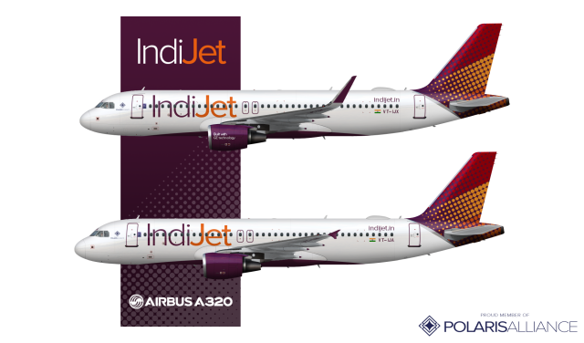 IndiJet Airbus A320CEO's