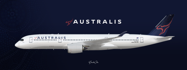 Australis | Airbus A350-900 | VH-FGA