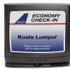 AsiaJet Airways Airport Check-In Information Display (1996)