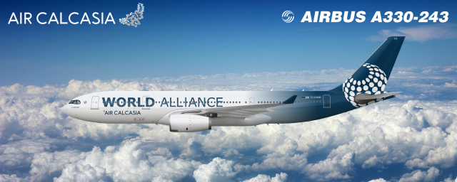 Air Calcasia A330-200 TU-C332G ( World Alliance Livery )