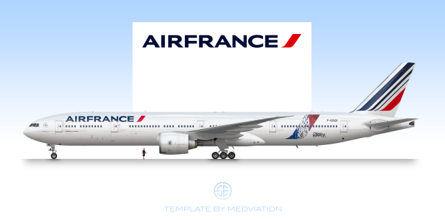 Air France, Boeing 777-300ER "JonOne" F-GSQI Air France, Boeing 777-300ER "JonOne" F-GSQI