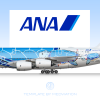 ANA, Airbus A380-800 JA381A "Hawaiian Sky - ANA Blue"