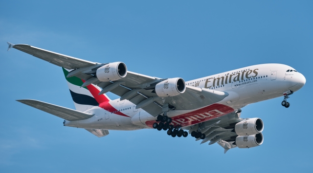 Emirates A380 A6 EVR