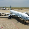 Cathay Pacific 777-300ER at Shanghai Pudong Airport – PVG.