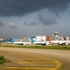 Planes at Xiamen Gaoqi Airport.