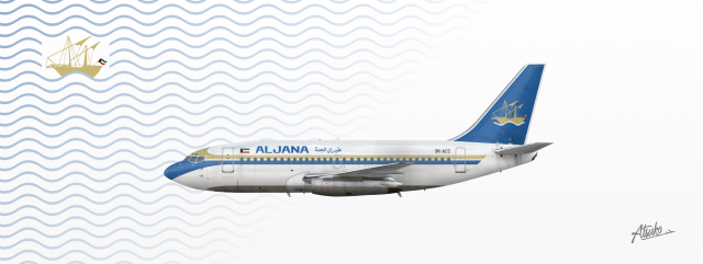 Aljana Aviation - Boeing 737-26A