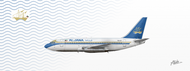 Aljana Aviation - Boeing 737-26A Aljana Aviation - Boeing 737-26A