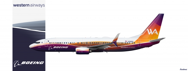Western Airways "Boeing Special" 737-800 Western Airways "Boeing Special" 737-800