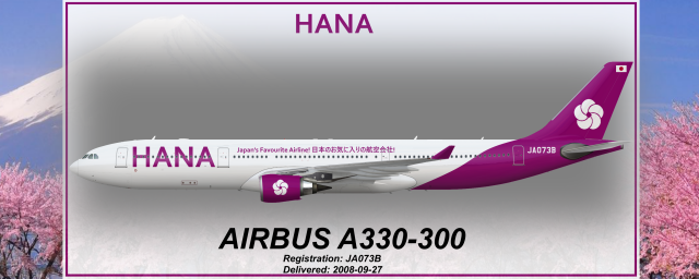 Hana Airlines A330 300