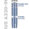 A330-900neo seat map