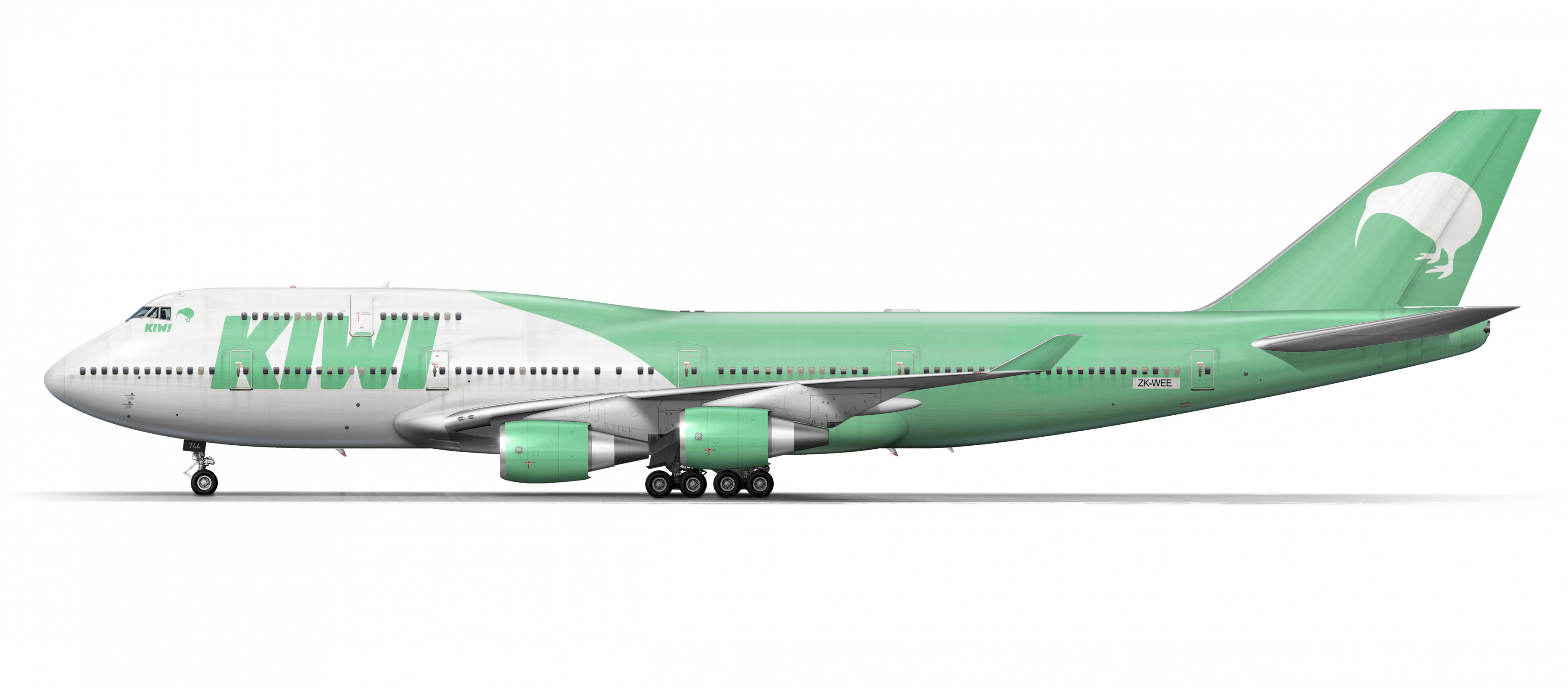 Kiwi 747-400 - stuff - Gallery - Airline Empires