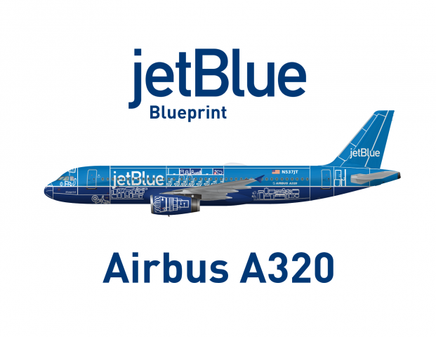 jetBlue Blueprint A320