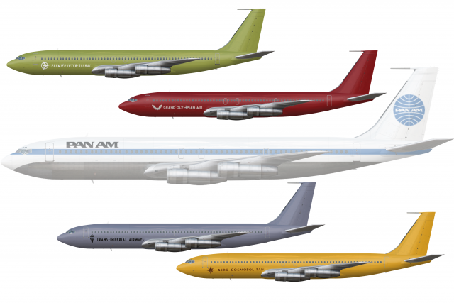 Pan Am Game 707s