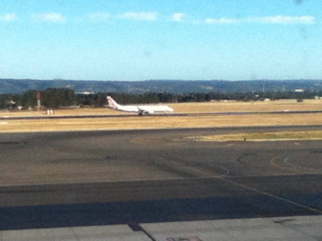 Adelaide Airport Traffic.