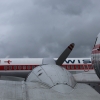 Swissair Convair CV990 and Douglas DC-3